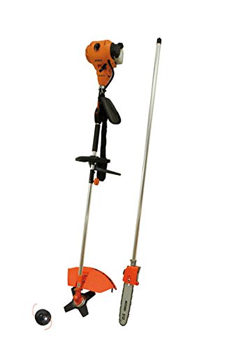 Benzin Gartenpflegeset 3 in 1 - Trimmer, Sense und Hochentaster