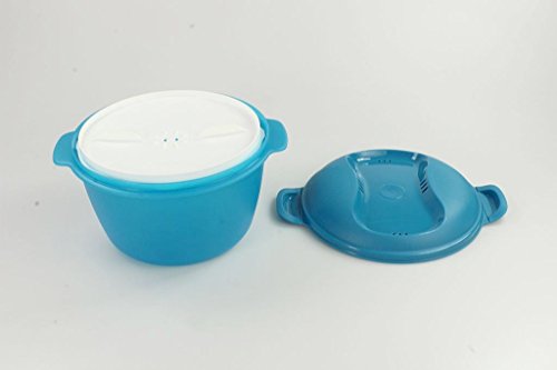 TUPPERWARE Mikrowelle Reis-Meister 3,0 L blau großer Reiskocher Mikro Micro 16630 - 3