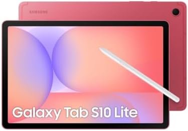 Samsung Galaxy Tab S10 Lite, 3 anni di garanzia, Tablet Android, 5G, 6GB RAM, 128GB, 10.9" Dispaly LCD, S Pen, Android 15, Coral Red [Versione italiana]