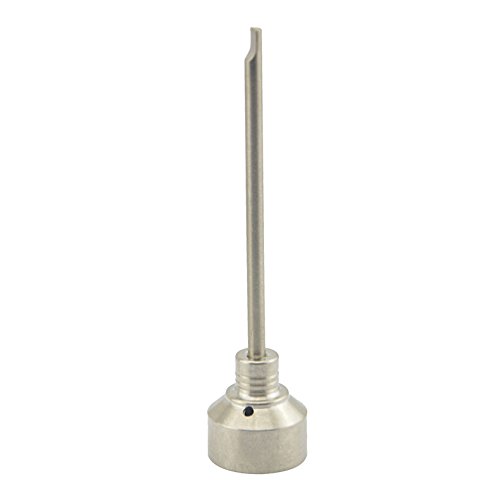 Tenflyer 18mm Titan Nail GR 2 Carb Cap mit einem Loch 89mm Dabber Titan Nail Nail für Glaspfeife Wasserrohr