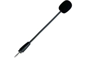 Xingsiyue Micrófono de Repuesto para Juegos Compatible con Corsair HS35/HS45 Auriculares para Juegos - Micrófono de Audio Desmontable de 3.5mm