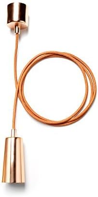 Plumen Drop Cap Pendant Set, Copper by Plumen