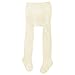 Baby Girls Frilly Cotton Tights With Elastane (One Pair) (0-6 Months) (Cream)