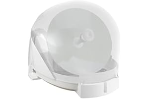 Maxview MXL023 VUQube 2 Fully Automatic Portable/Roof Mount Caravan Motorhome Satellite Dish with Twin LNB - White