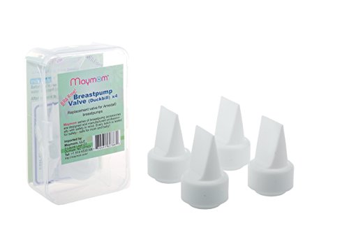Maymom Pump Valves for Ameda Purely Yours Breast Pumps; Duckbills to Replace Ameda Breast Pump Valves; 4 Pieces in Retail Package (Factory Sealed).