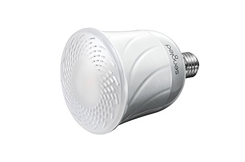 Sengled Pulse Master, Ampoule LED connectée, 8 W, 2700 K, Haut-parleur Bluetooth JBL intégré, 13 W, Compatible avec Amazon Echo (uniquement pour la partie audio), Contrôle via Appli,  Connectez jusqu'à 7 Pulse Satellite (vendues séparemment) avec une Pulse Master, Blanc perle, Culot E27