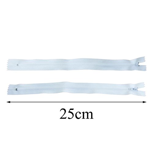 E-Goal 39 Farbe 25cm Schneider Nähen Nylon Spule geschlossene Reissverschluss - 4
