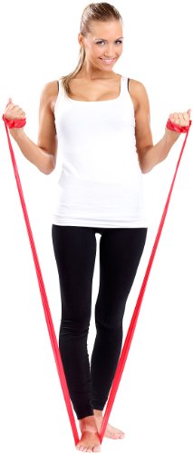 Speeron Fitnessband – 3er-Set Latexband (grün, rot, gelb) - 2