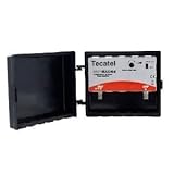 Baja figura de ruido Tecatel AMP-LTE404F - Amplificador mástil 40 dB UHF LTE, Color Blanco