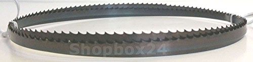 Premium Sägeband Bandsägeband Bandsägeblatt Sägebänder 1425 mm x 6 mm x 0,36 mm x 6 Zähne pro Zoll , für Holz , Hartholz , Brennholz , Sperrholz , Quer- und Schweifschnitte, für : Gemex, Budget, Haager, Interkrenn, Kity, Rexon, Varo uvm. - 2