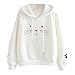 Produktbild TWBB Hoodie Damen Drucken Kapuzenpullover Kordelzug Sweatshirt Langarm Pullover Sweatshirt Tops Bluse 2018