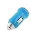 Produktbild Coolster USB Auto Adapter Socket Ladeauto Ladegerät für Apple iPhone iPod Nano Mini MP4 MP3 PDA -Hellblau