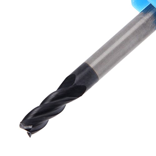 Latinaric 6 pcs 1mm 1.5mm 2mm 2.5mm 3.5mm 4mm Fräser Bits Werkzeuge 4 Flöte End Mill Fräser - 6