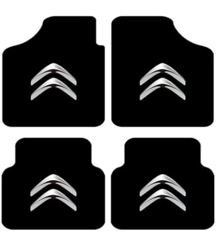 Lot De 4 Tapis En Moquette Noire Pour Ton à Partir De 2022