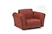 BROWN PU LEATHER LAZYBONES KIDS TWIN SOFA Chair/Seat/Armchair/Sofa for Children/Childs