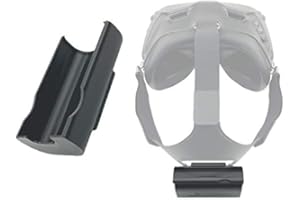 MotuTech Support Fixation Etui de Batterie pour Casque V2 DJI FPV VR Lunettes Crochet Boucle de Fixation de Clip de Coquille