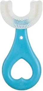 MEGHARAJ Children Infant Toothbrush 360 Degree U-shaped For 2-6 Years Mouth-Cleaning Silicone Clean Brushing Kids Teeth Dental Care Hand-Held Version Ultra Soft Toothbrush(Multi)
