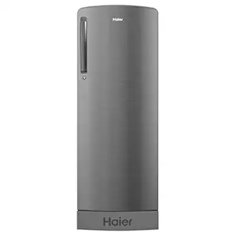 Haier 242 L 3 Star Inverter Direct-Cool Single Door Refrigerator (HRD-2423PIS-E, Inox Steel)