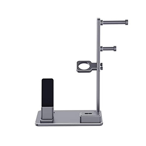 Preisvergleich Produktbild Candyboom 6 In 1 Multifunktionale Aluminium Ladestation Ladestation Kopfhörerhalter Geeignet für Apple Watch für iPhone