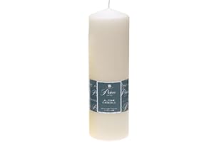 Price's Candles - Altar Candle - 250mm x 80mm - Unscented - Up to 50 Hour Burn Time - Smokeless & Dripless - Ideal for All Occasions