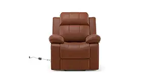 Urban Ladder Robert Motorized Single Seater Recliner (Matte Finish, Tan)