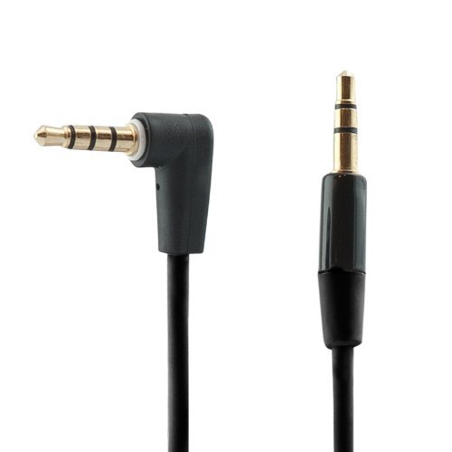 iProtect Ersatzkabel für Monster Beats Dr. Dre 3,5mm Klinkenstecker Verbindungskabel schwarz