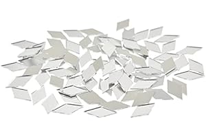 LUOSHUAI Tesselles mosaique Dix 0PCS Diamond Shape Verre Miroir Mosaïque Carrelage Vult Accueil Décoration Artisanat DIY Mosaique Verre