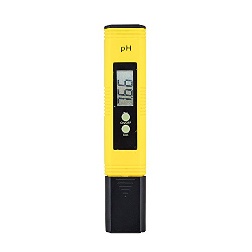 Zilong Digital pH Meter Messgerät, ph wert tester Messer Für Wasser, Aquarium, Pools, Schwimmbad, Labor, mit 0,00-14,00 pH Messbereich
