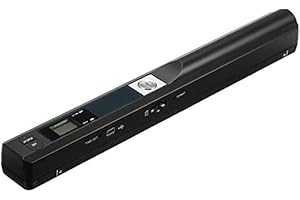 Irfora Numériseur portatif, Scanner Portable Scanner de Documents Portable Scanner de Livres au Format A4, JPG et PDF 300/600/900 DPI