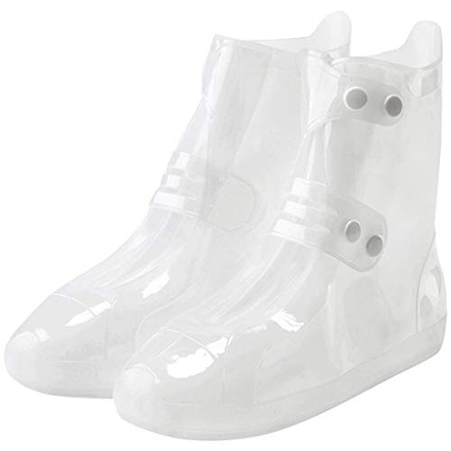 Enfants Surchaussures Imperméable Pluie Couvre-Chaussures - Bottes de Pluie PVC Réutilisables Surchaussures Antidérapantes Équipement de Protection Extérieur Etanche Chaussures Garçons Filles