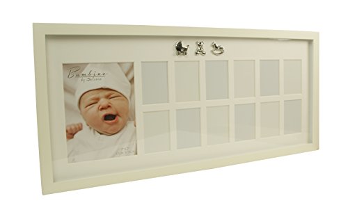 Beautiful Bambino Extra Large 12 Month Baby Photo Frame For Wall