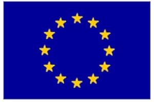 SOCIAL CRAZY Adesivo BANDIERA Unione Europea (30X20 CM)