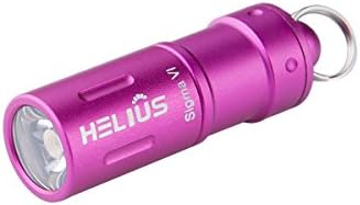Mini Led Keyring Torch Light, Super Bright USB Rechargeable Waterproof Keychain Torch with 2 Modes Including Rechargeable Battery for Women, Micro USB Cable, Waterproof O-rings and O-Ring (Pink)