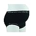 Modal Womens Pregnant Lace Trim Underwear Maternity Panty Black