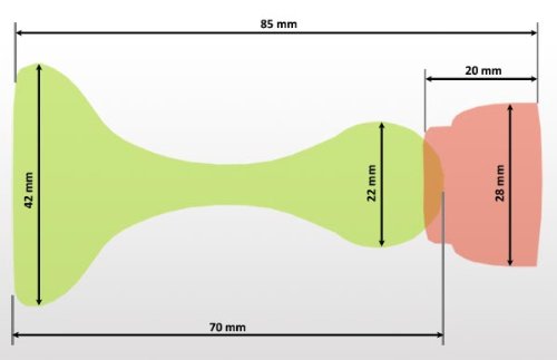 Türstopper, Türfeststeller, mit Magnet, Edelstahl - 3
