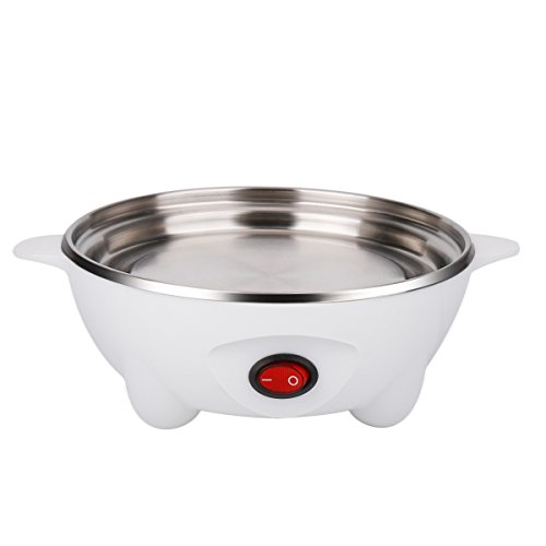 Eierkocher – Ourmall Multifunktions-Eierkocher, Eierkocher Wilderer, Gebäck Dampfgarer 7 Eier Kapazität mit CE, Rohs Bescheinigung (Hellgrün) - 6