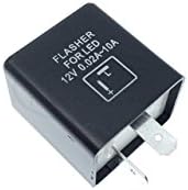 UnipowerTMT LEDs(TM) 2 Pin Flasher Relay Relay Fix 'Hyper Flash' Motorcycle Turn Signals