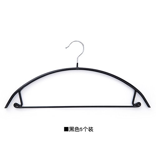 Preisvergleich Produktbild ShouYu Wäscheständer kreative bold DIP-Kunststoff für die halbe Belastung rutschfest - kleiderständer Metall Wäscheständer ohne Kennzeichnung eine Gruppe von 5-I, einer Gruppe von 5, eine Gruppe von schwarzen 5-pack