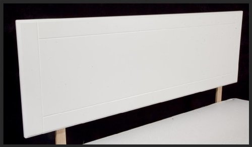 5' King Size Wooden Headboard - White