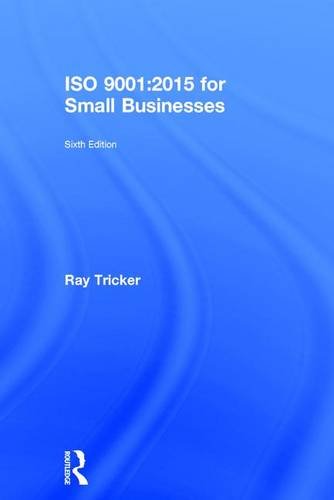 Book's Cover of ISO 90012015 for Small Businesses