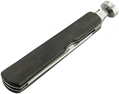 BigSmoke Pipe Tool - 3 in 1 Pipe Accessory in Beautiful Black Wood Decor, Pipe Thorn, Scraper, Pipe Tamper