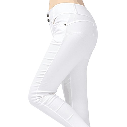 BAINA Damen Hose Skinny Röhre Push up Hose Stretch Slimfit Jeggings Leggings Stretch Röhrenjeans Jeans - 