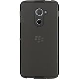 PhoneNatic Case für BlackBerry DTEK60 Hülle Silikon grau transparent Cover DTEK60 Tasche + 2 Schutzfolien - 