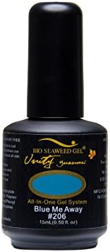 Bio Seaweed Gel Unity 1 Step Gel Polish, Blue Me Away Number 206 15 ml