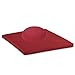 Produktbild Medi-Set Basic I: Meditationskissen ZAFU BASIC (Dinkel) und Meditationsmatte ZABUTON BASIC, wein-rot, Meditationszubehör, Meditationsunterlage 80 x 80cm