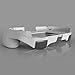 Produktbild jasnyfall Gamepad Handgriff Joystick Schutzhülle Stand Stehen Game Controller Griff Halter Mit L2 R2 Trigger Für Sony PS Vita 2000 (weiß)