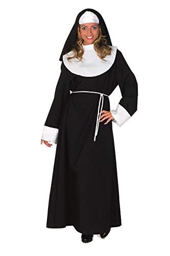 Preisvergleich Produktbild Stekarneval Hochwertiges Nonnenkostüm Damen, Gr. 44 / 46