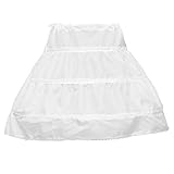 reifrock für kinderkleid Elastische Konstruktion mit Haken und Ösen Gurte einfach und bequem zu bedienen.