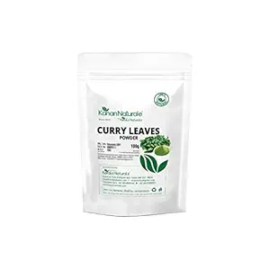 Kerala Naturals Curry Leaves Powder (Murraya koenigii) 100gm - 100% Pure & Natural - Moisturise the scalp - Prevent Hair Loss - Promote Hair Growth