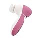 Pixnor P2016 Portable 7-in-1 Facial Brush Cleansing System Massager Face Cleanser Brush with 7 Brush Heads (Rosy)